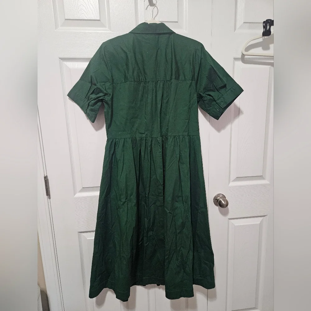 Universal Standard Green Dress XS 10/12 - Picture 4 of 5